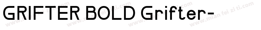 GRIFTER BOLD Grifter字体转换